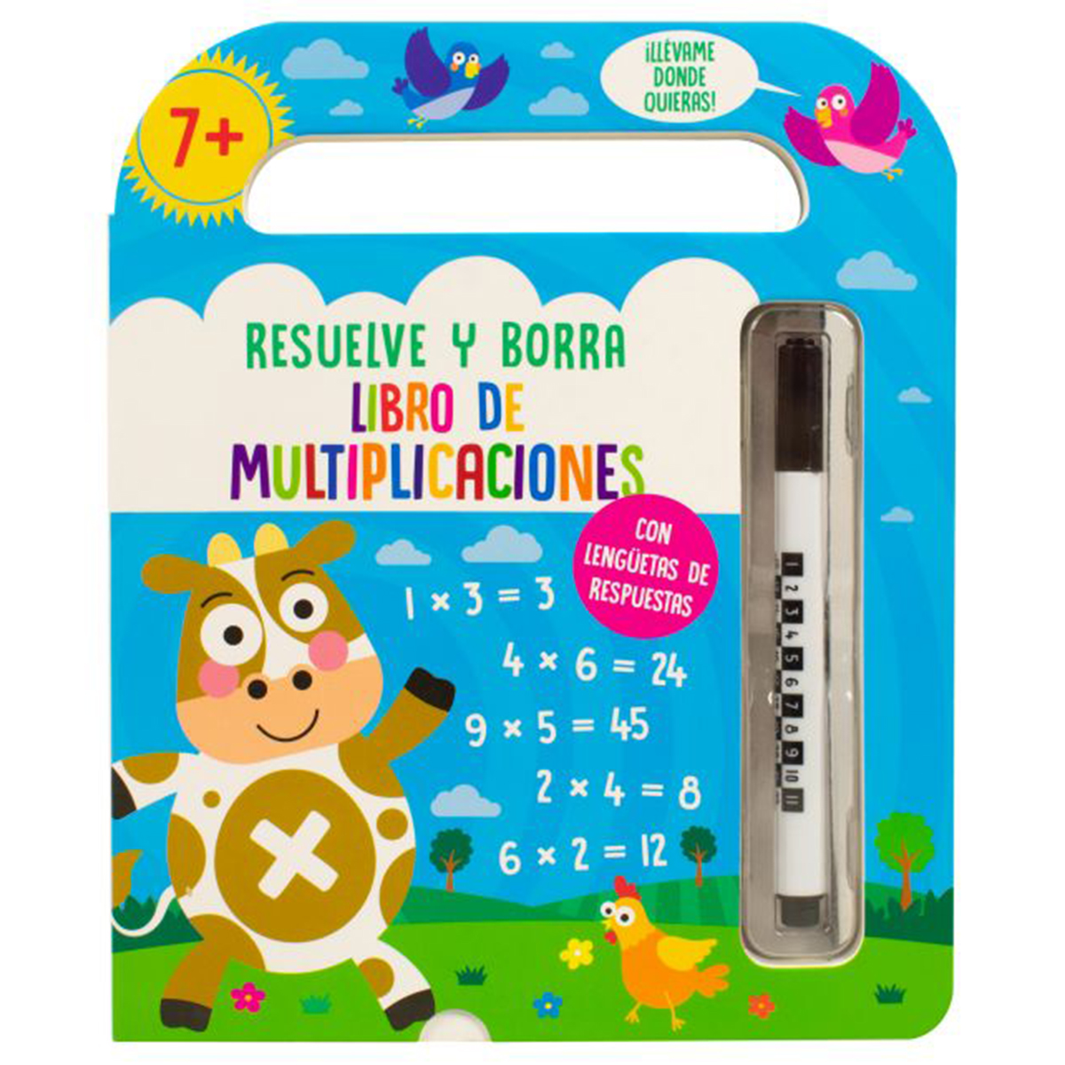 Resuelve Y Borra. Libro De Multiplicaciónes