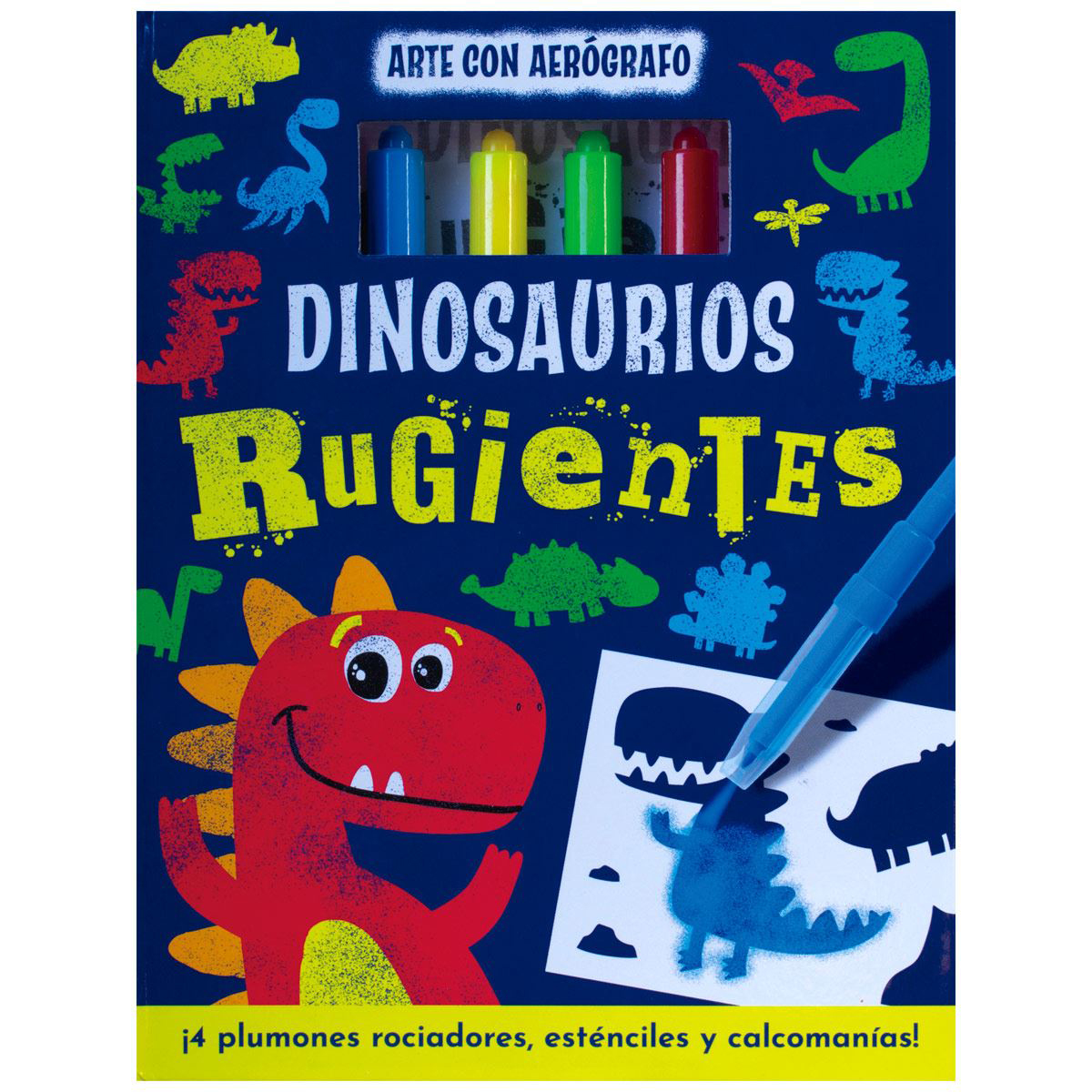 ARTE CON AEROGRAFO: DINOSAURIOS RUGIENTES