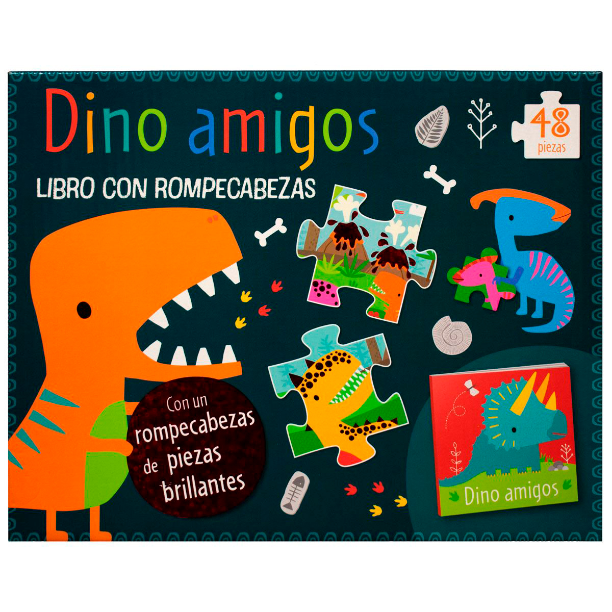 Libro Con Rompecabezas Dino Amigo