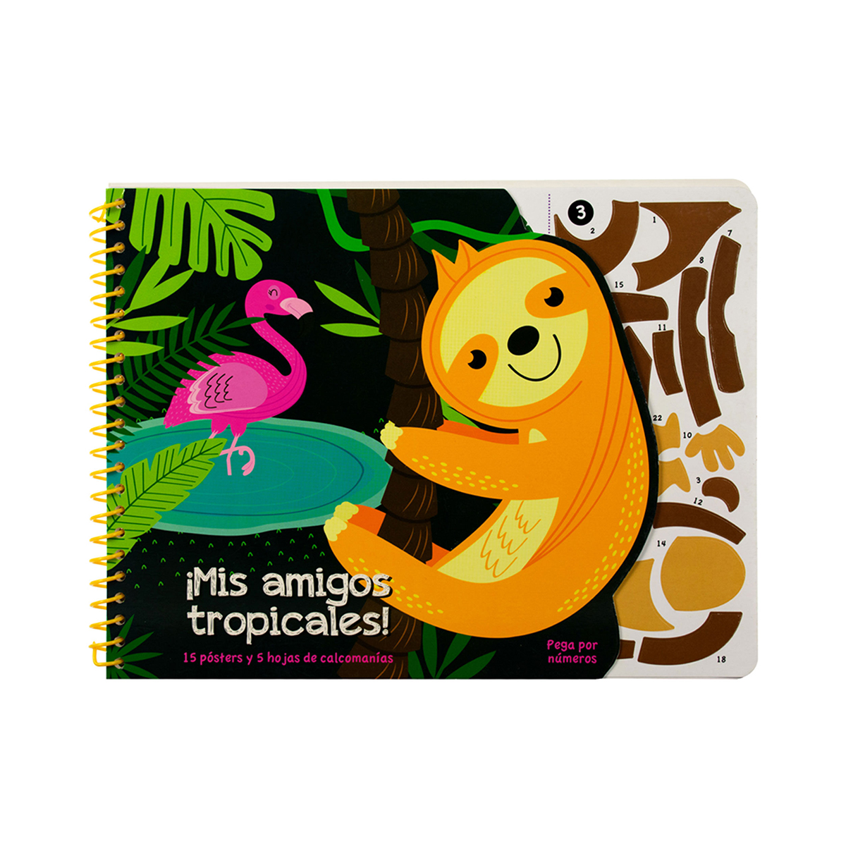 PEGA POR NUMEROS MIS AMIGOS TROPICALES