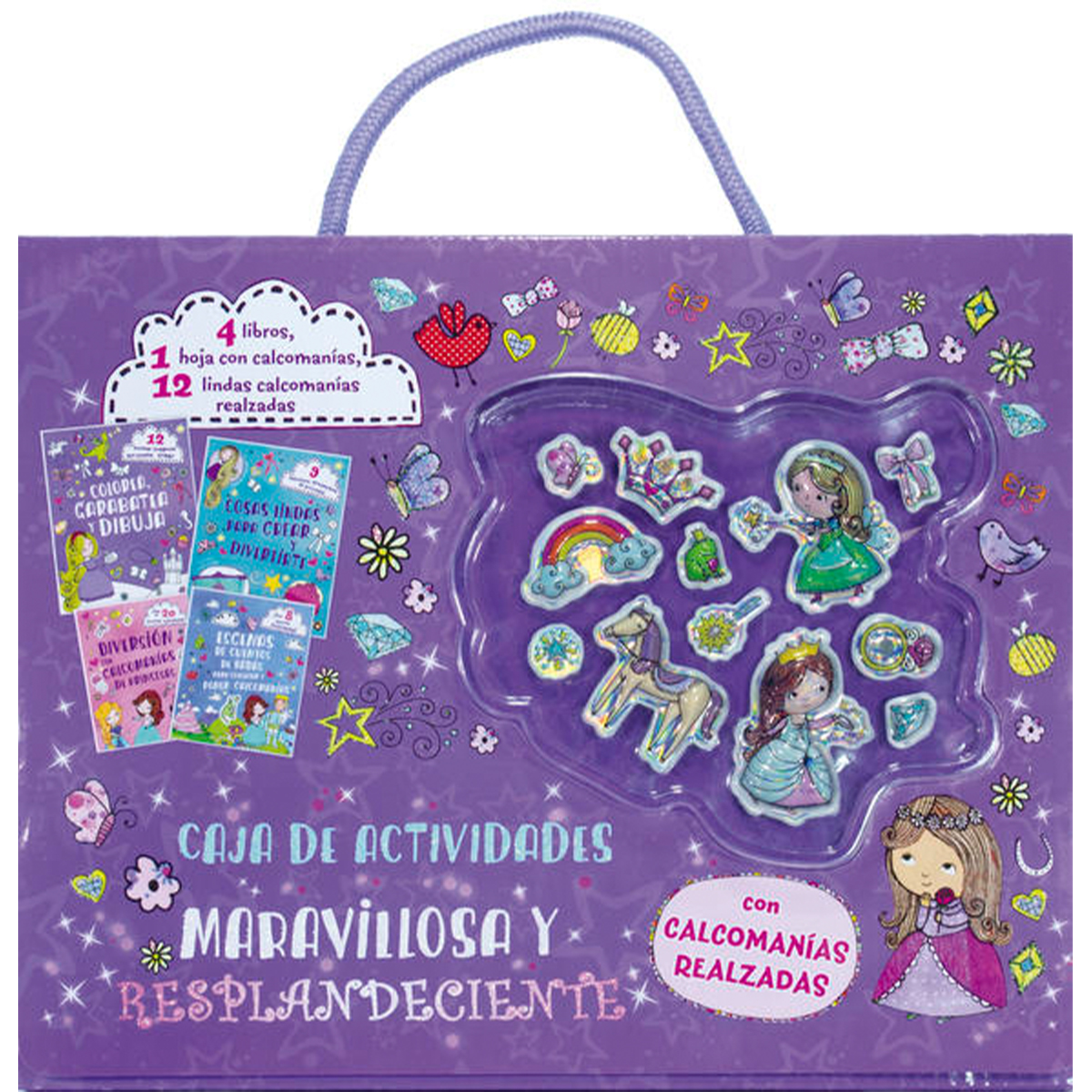 Maravillosa Y Resplandeciente Caja De Actividades Con Calcomanías