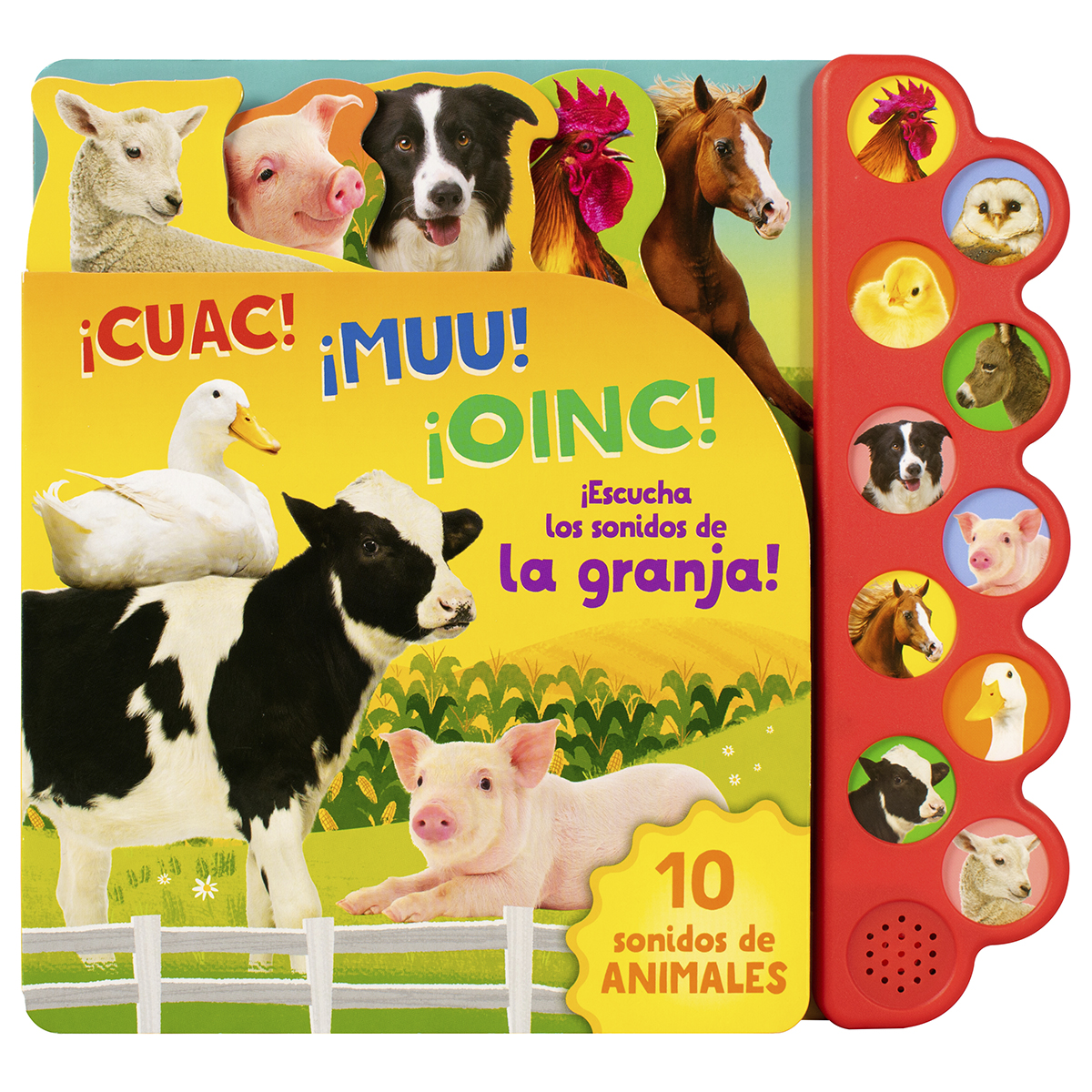 10 SONIDOS DE ANIMALES CUAC MUU OINC