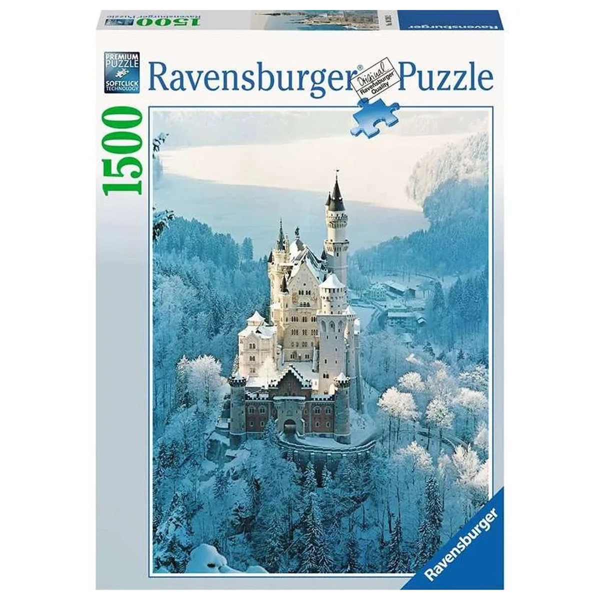 Neuschwanstein en Invierno 1500Pz
