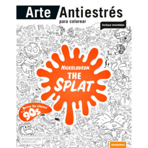 Arte antiestrés para colorear. nickelodeon the splat
